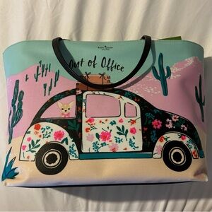 Kate Spade Out of Office Novelty Tote